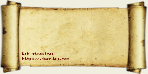 Jovana Stojnić vizit kartica